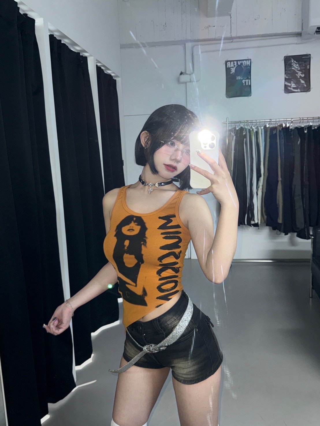 (GOAL) 下擺不規則背心 短版背心 M24-TX103