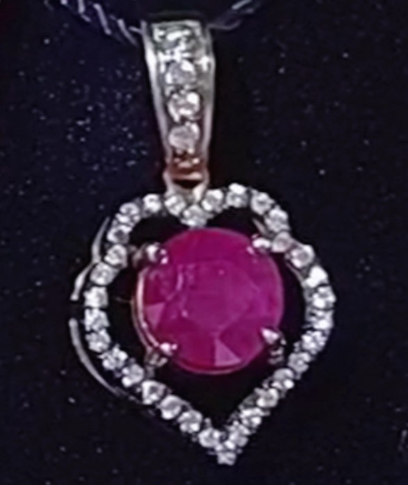 紅寶石吊墜（925銀）