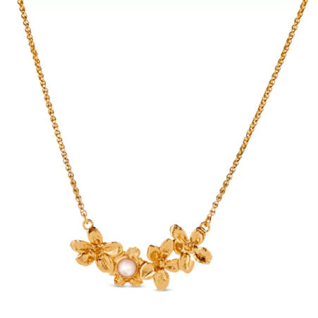 1TA0524-199 THALLO Nefeli Necklace Layer 24K Gold Vermeil On Sterling Silver Mop Gold #s185b (A-LX-E)