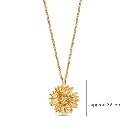 1TA0530-413 [THALLO]  Daisy Field Daisy Pendant Layer With Detachable Motif Gold #s245b (EU)