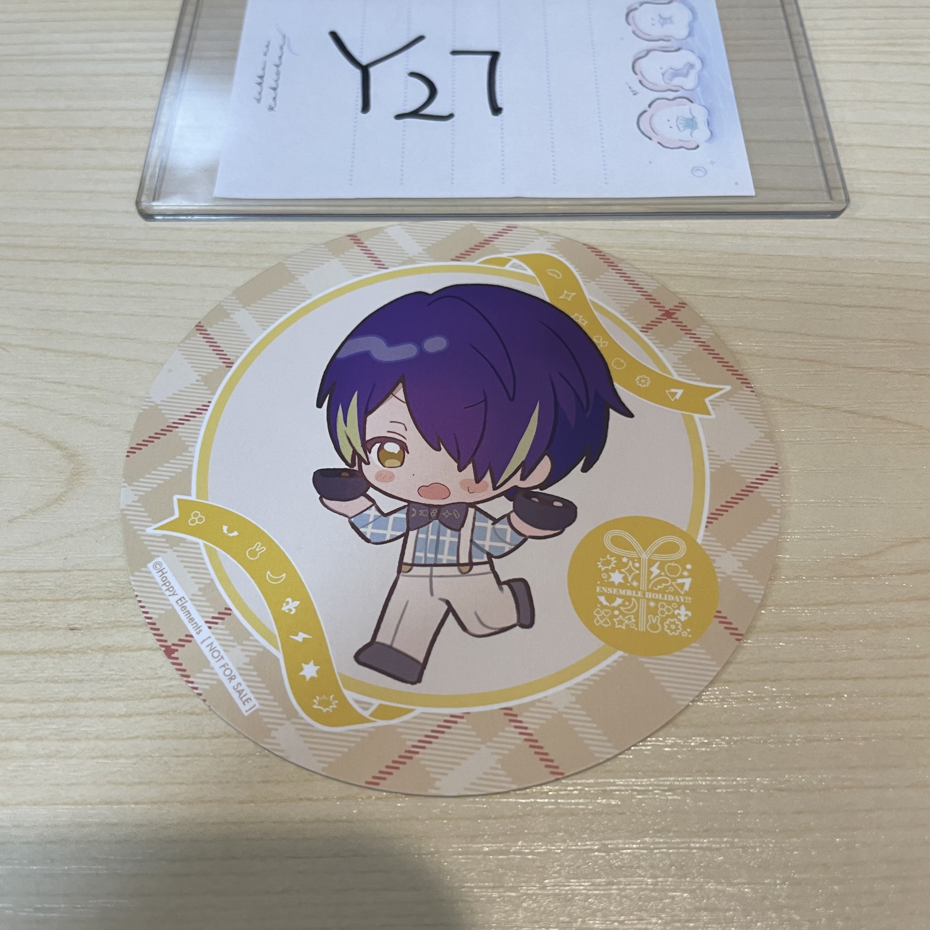 ES 忍 杯墊                                             Y27