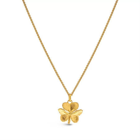 1TA0524-215 THALLO Fortuna Trefoil Pendant Mini Layer With Detachable Motif Gold #s729a (A-SK-E)