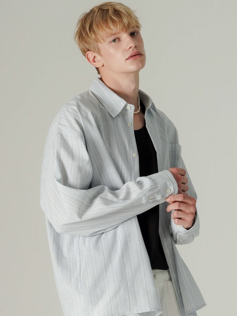 <預購> 韓國 WV PROJECT 復古感條紋襯衫、小外套