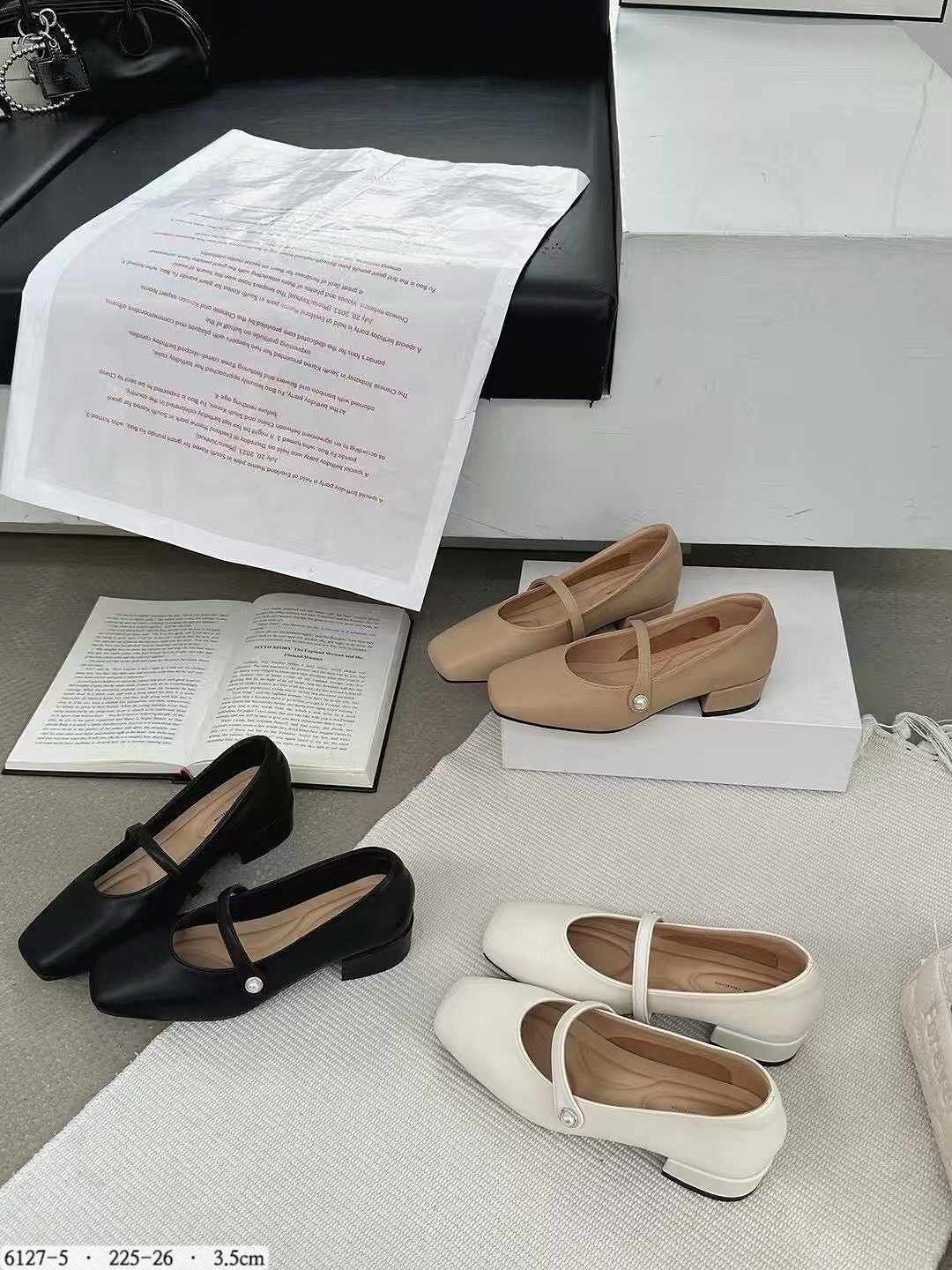 6127-5韓國珍珠氣質柔感瑪麗珍