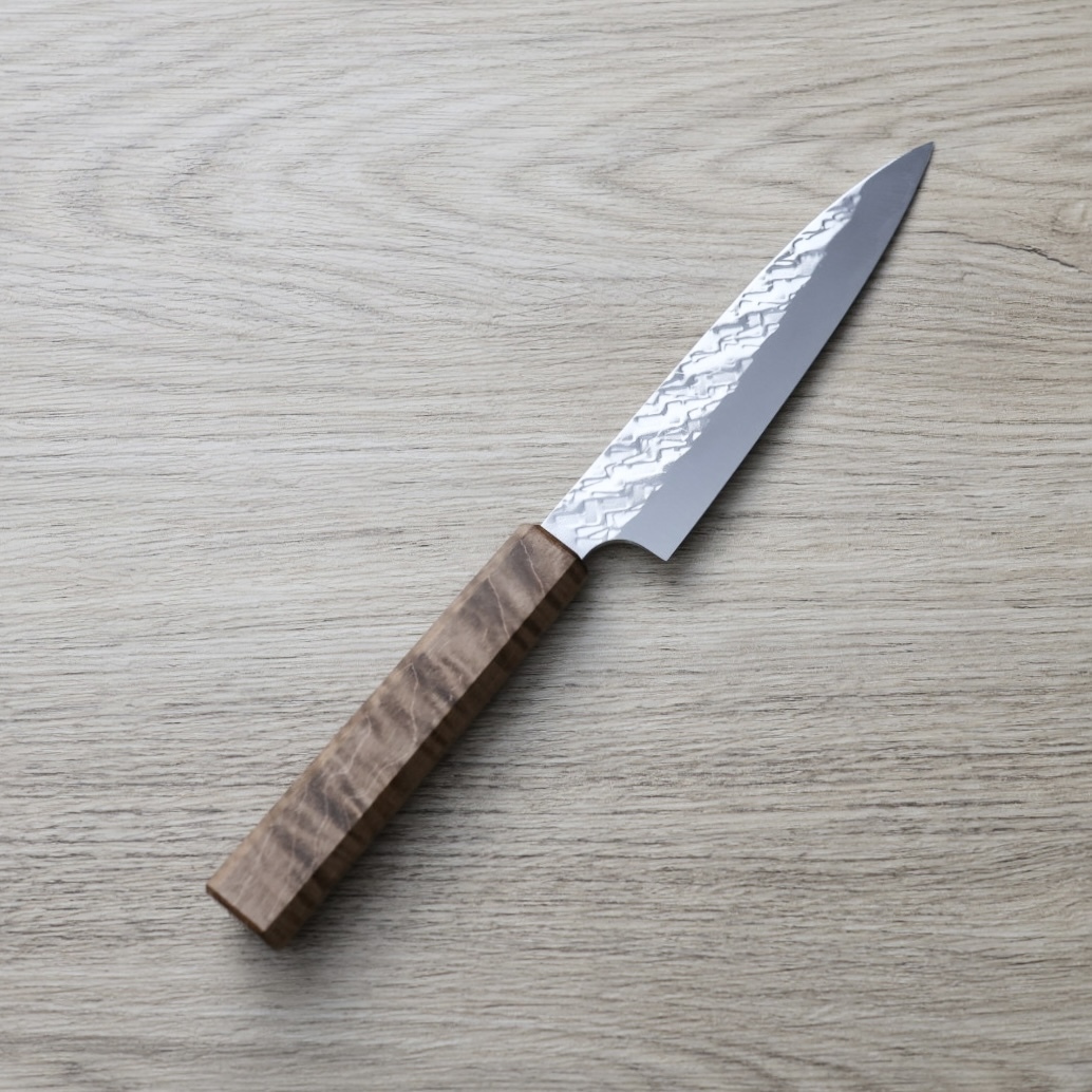 佐治武士 蔬果刀 130mm SG Strix鋼 鎚目 壓克力柄