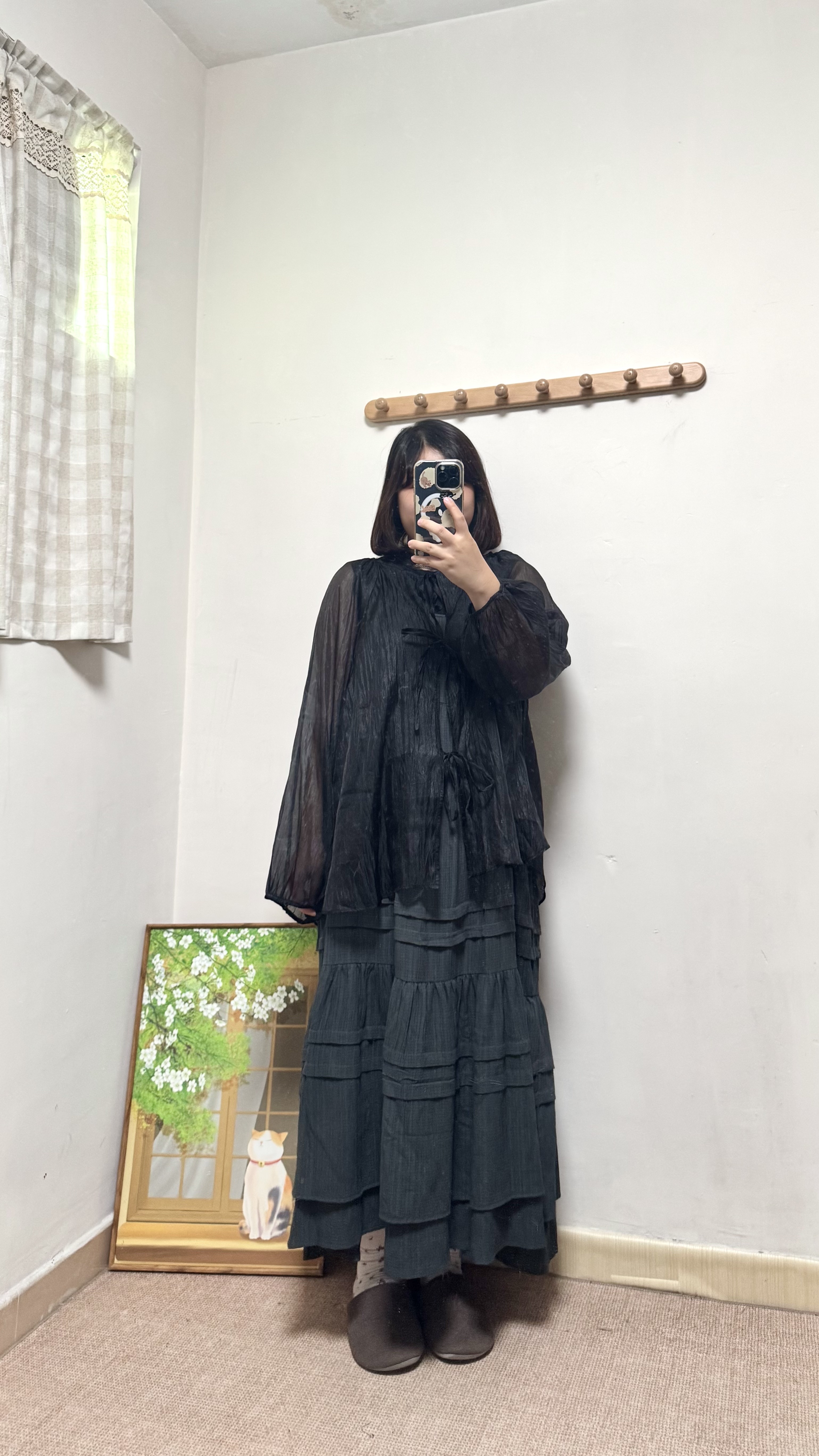 透明感～綁帶透身外套