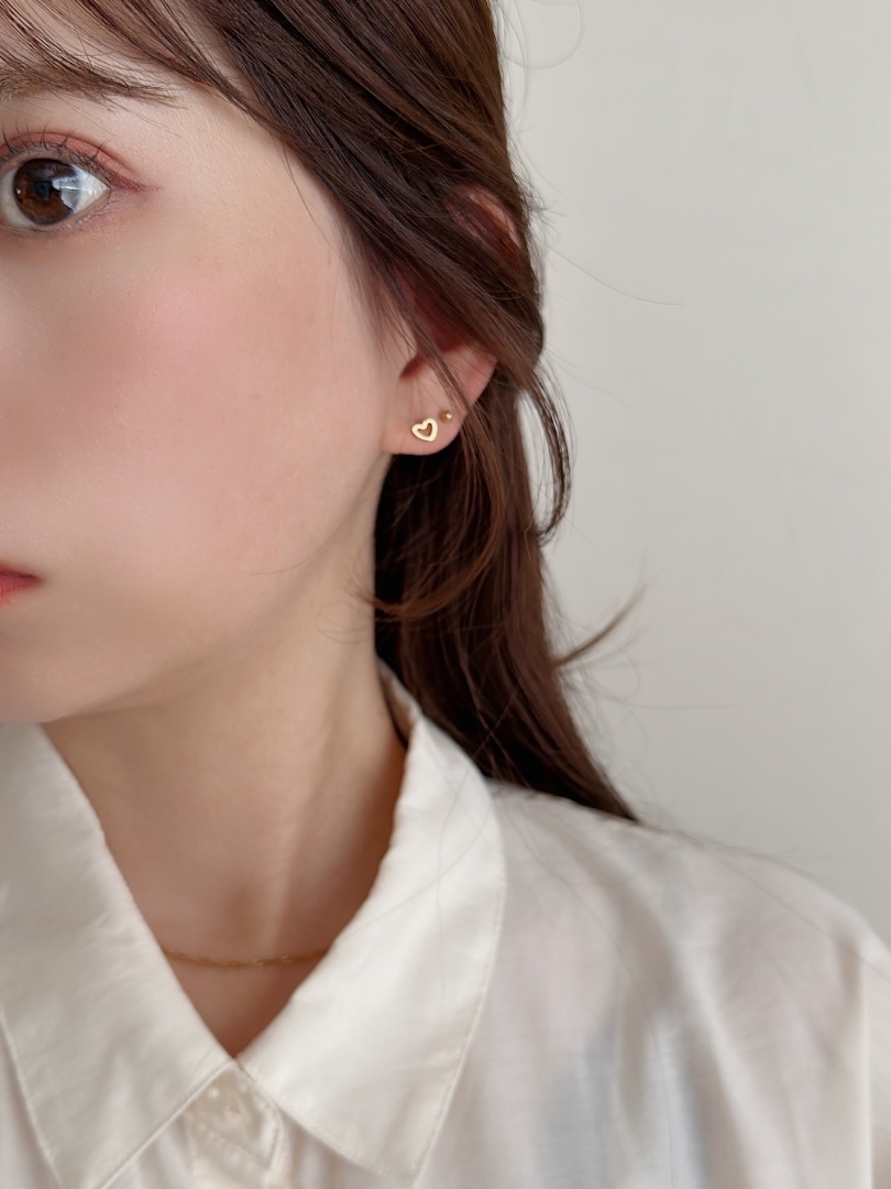 SS heart frame pierce (一般款)