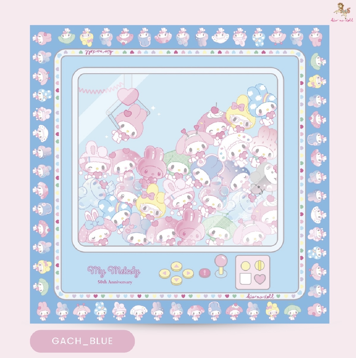 KISS ME DOLL - 真絲絲巾 ( MELODY )