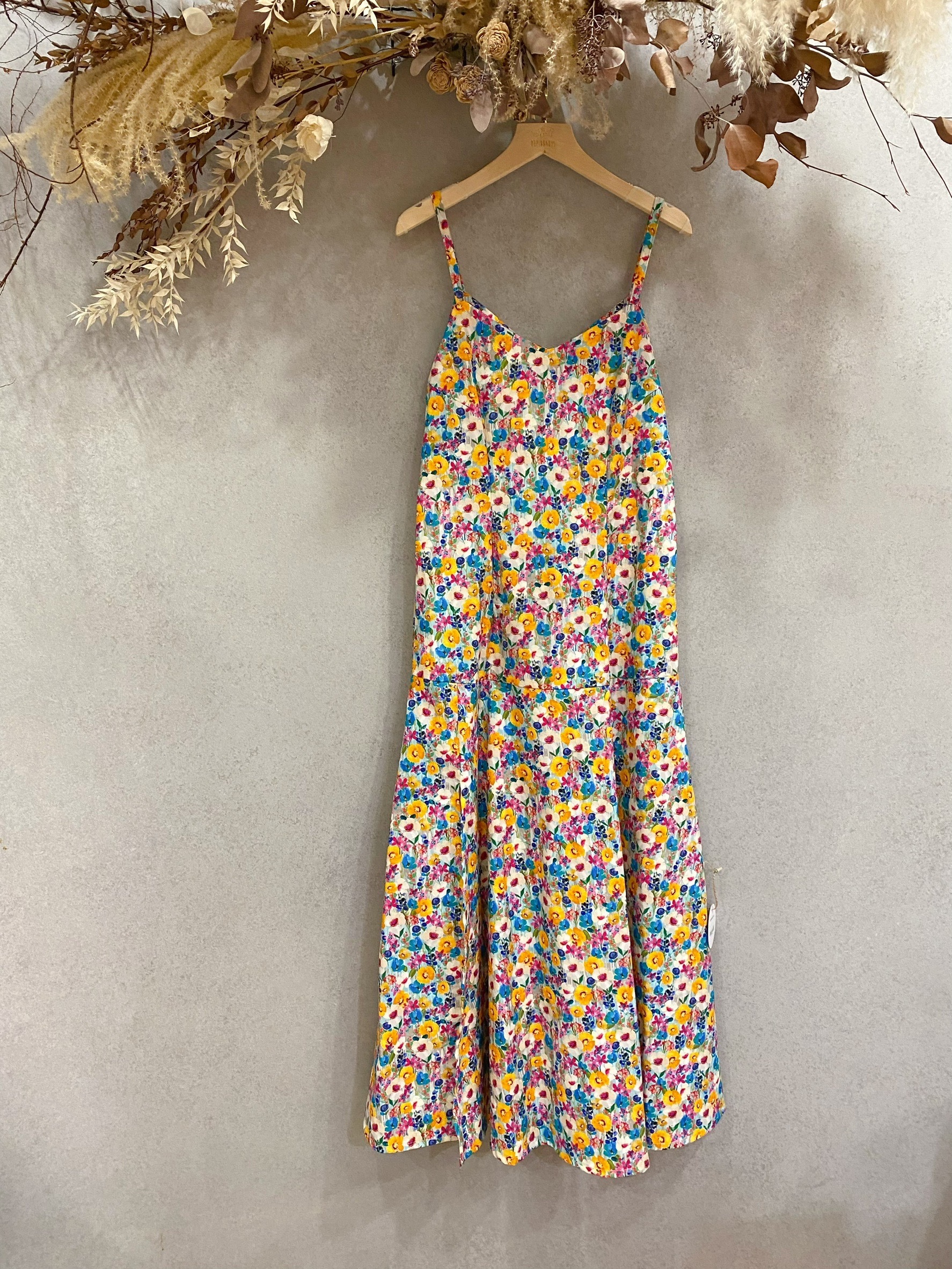 暖色花園 媽咪開衩魚尾洋裝(S)