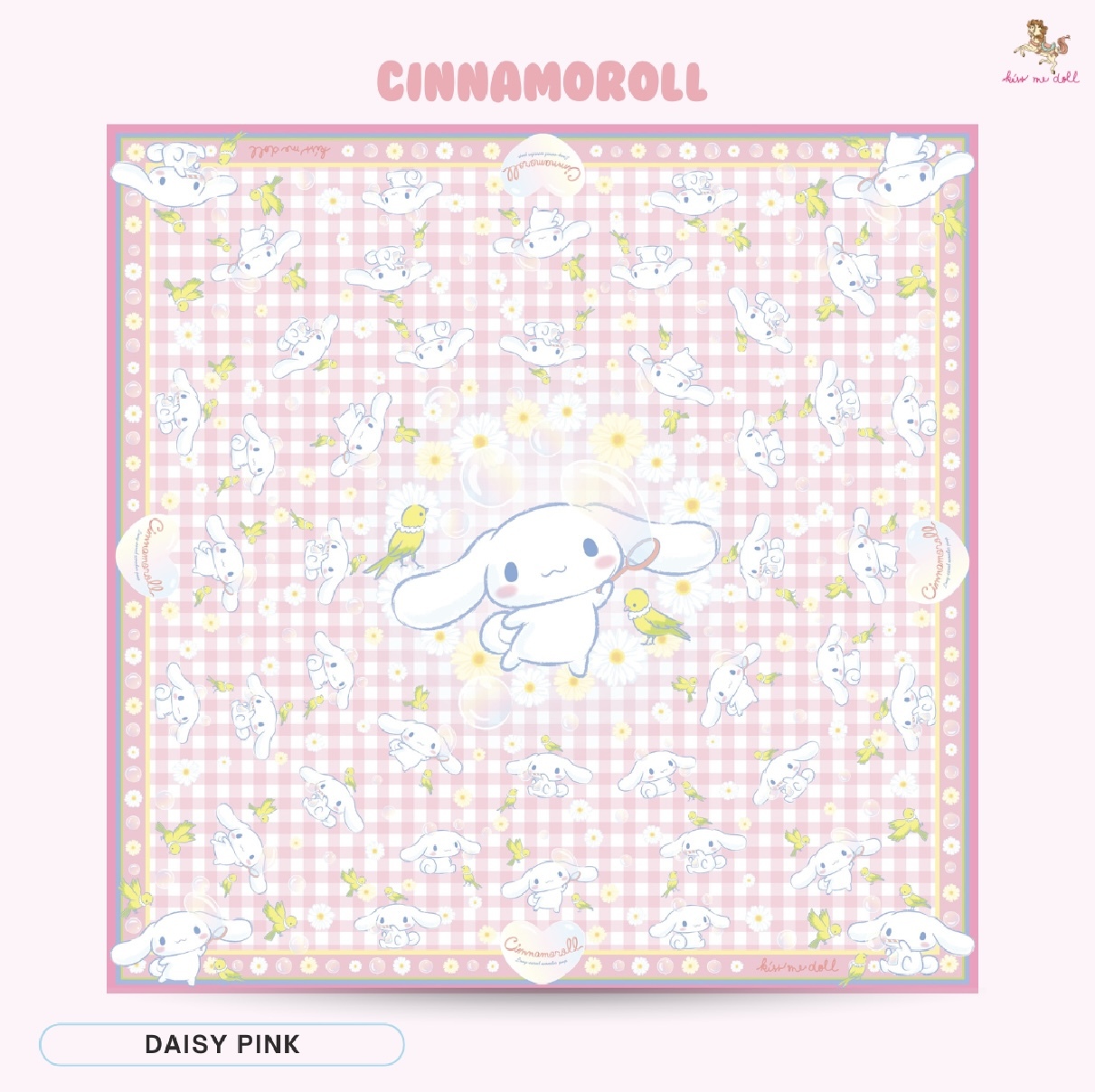 KISS ME DOLL - 真絲絲巾 ( CINNAMOROLL )