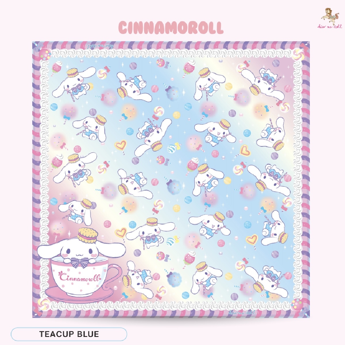 KISS ME DOLL - 真絲絲巾 ( CINNAMOROLL )