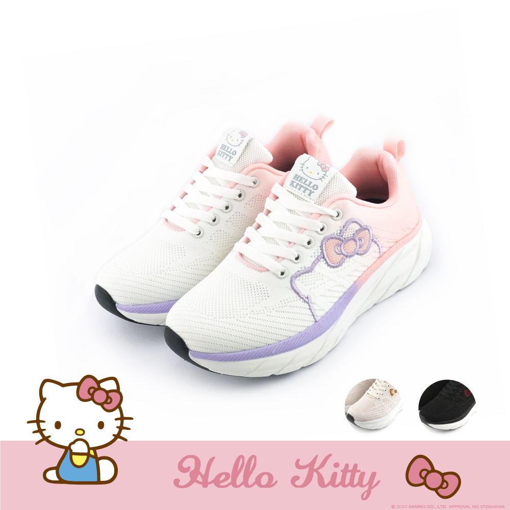24020-KT Sanrio Hello Kitty Breathable Sneaker #TW-AS24-923009 Pinky White