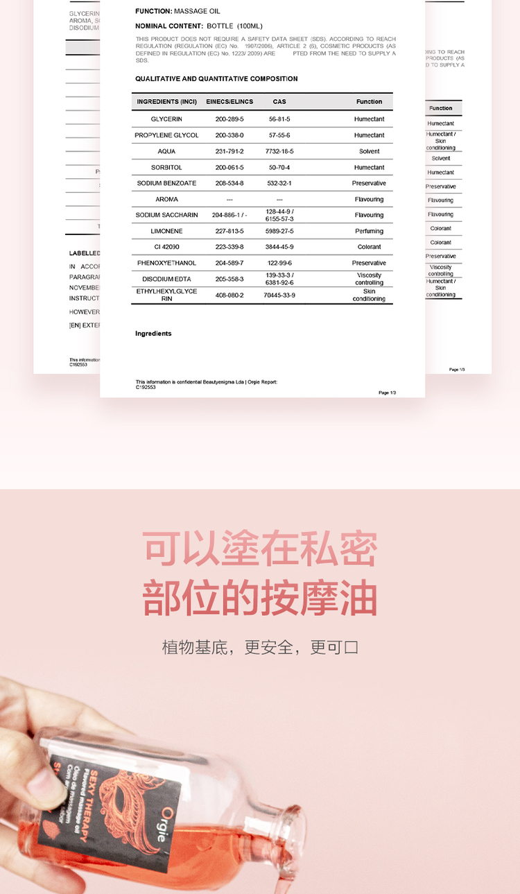 Orgie Sexy Therapy 情慾熱感私密按摩油-100ml