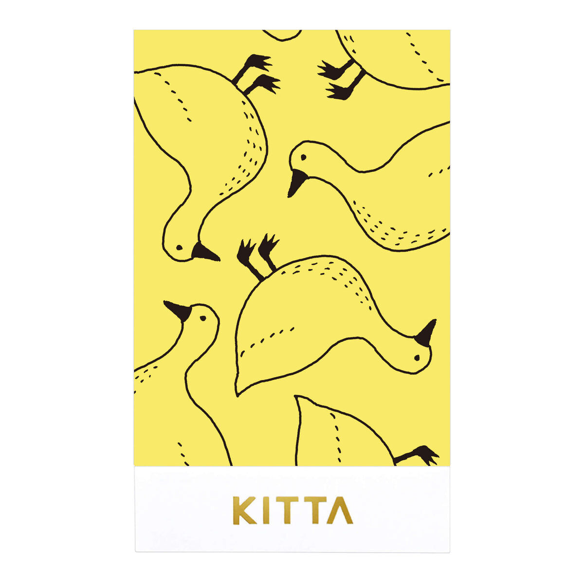 動物 人氣復刻 KITTA 隨身攜帶和紙膠帶 KIT008｜日本KING JIM