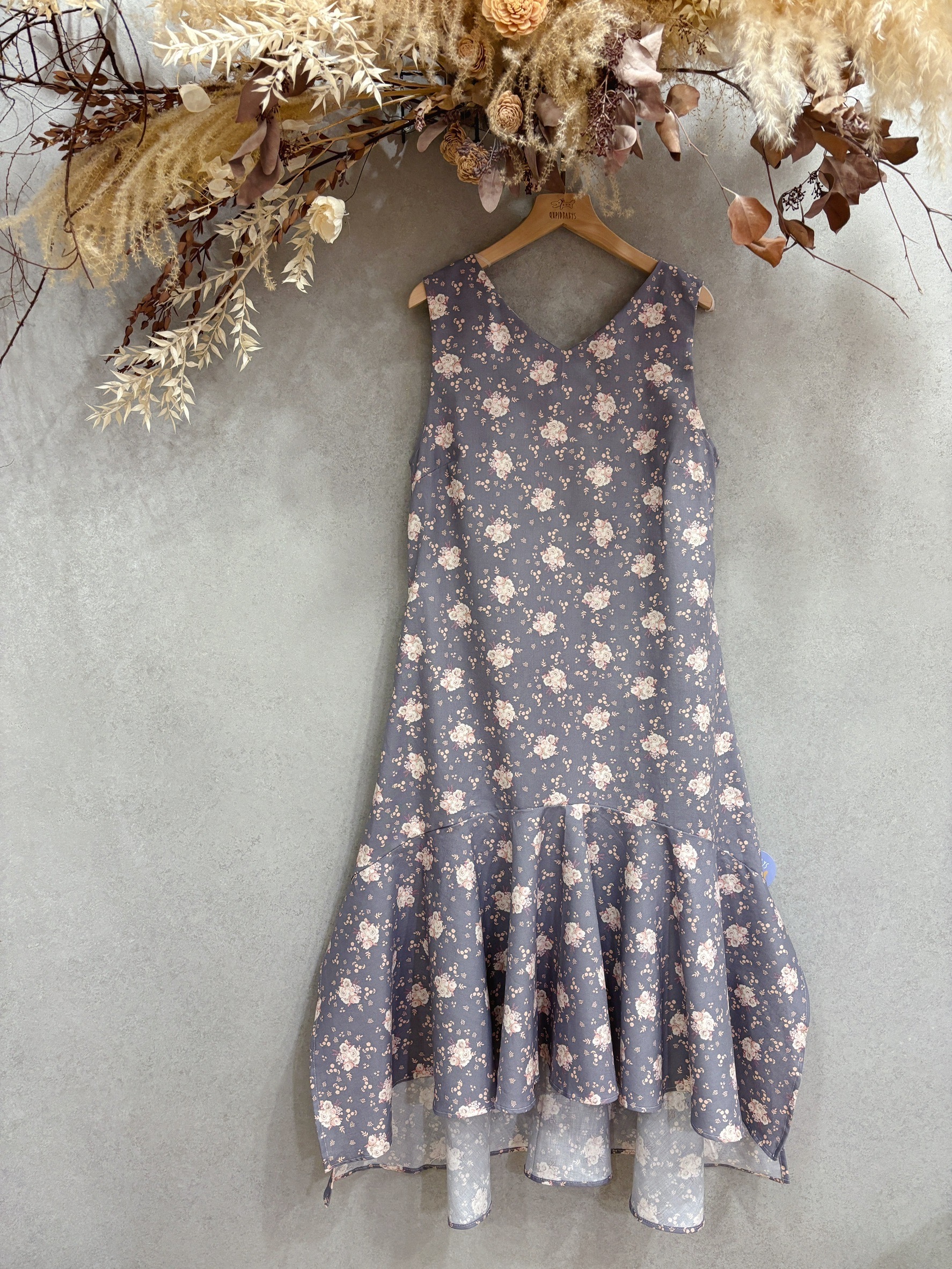 紫羅蘭 媽咪美人魚洋裝(M)