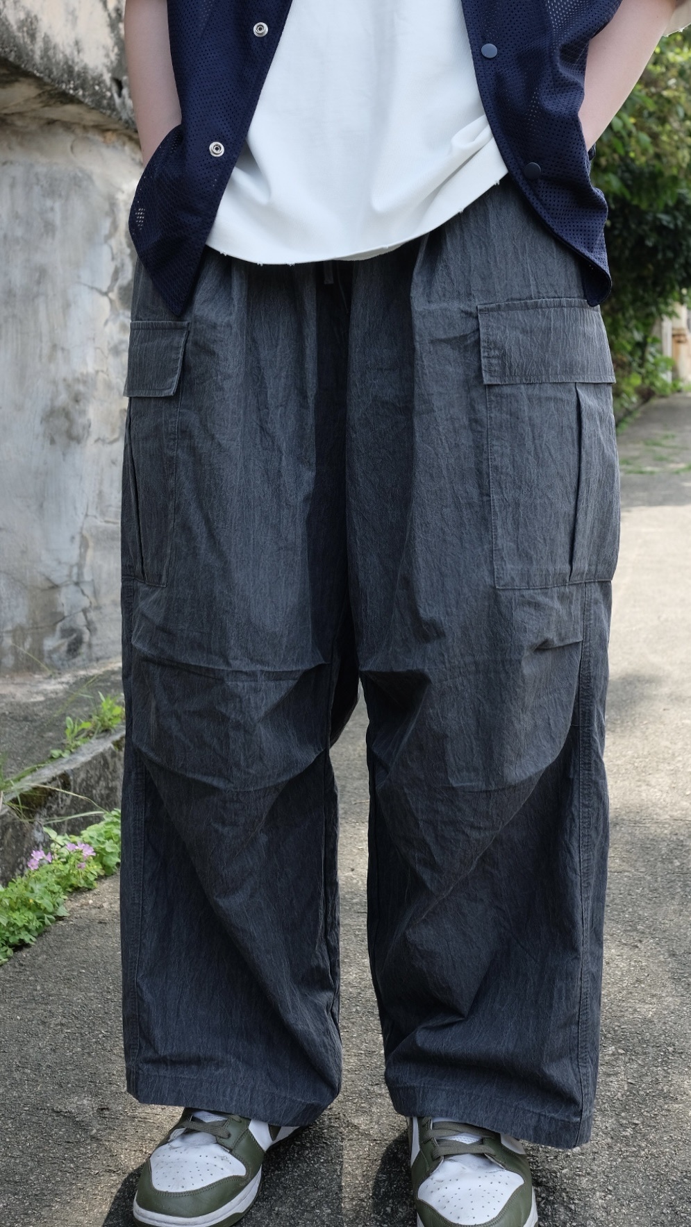 LPT0039 銹紋工裝闊褲