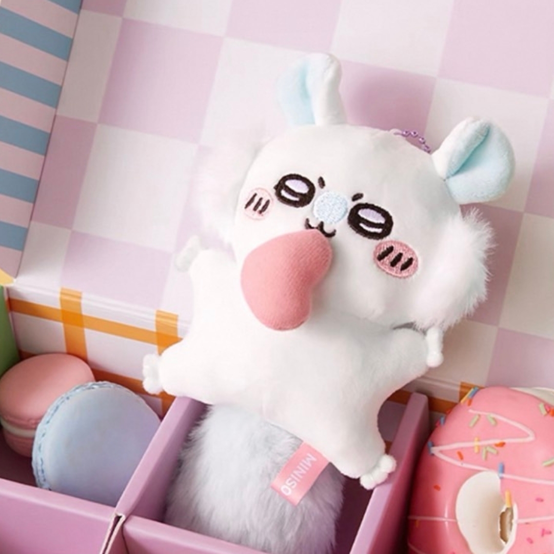 吉伊卡哇 Chiikawa 桃心飛鼠 小桃 毛絨吊飾