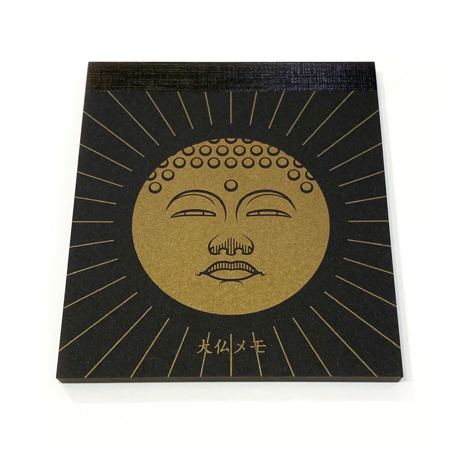 『coto mono』大仏メモ（黒）（大佛黑卡便條紙）