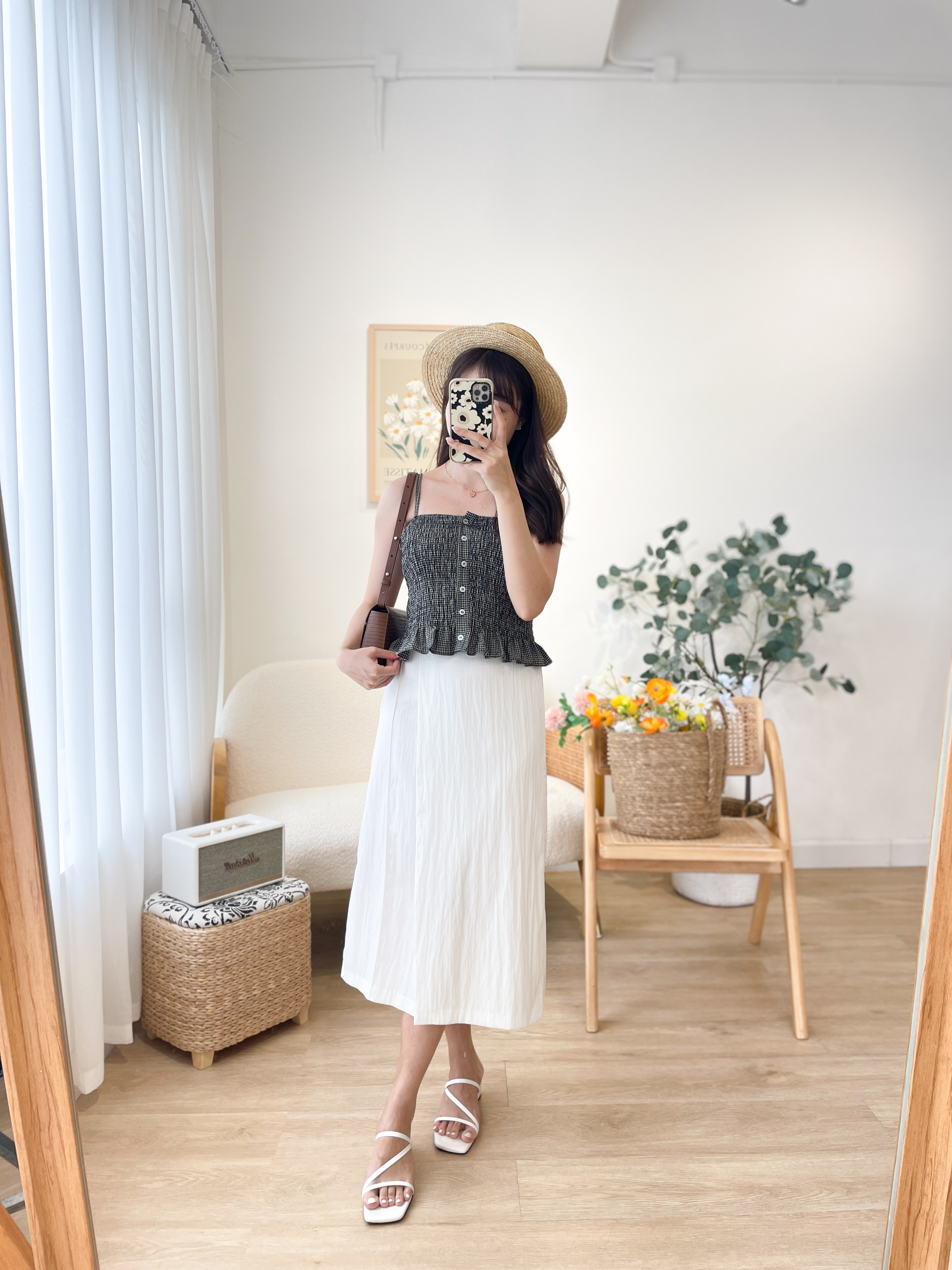 SK552 Refreshing Chill Long Skirt