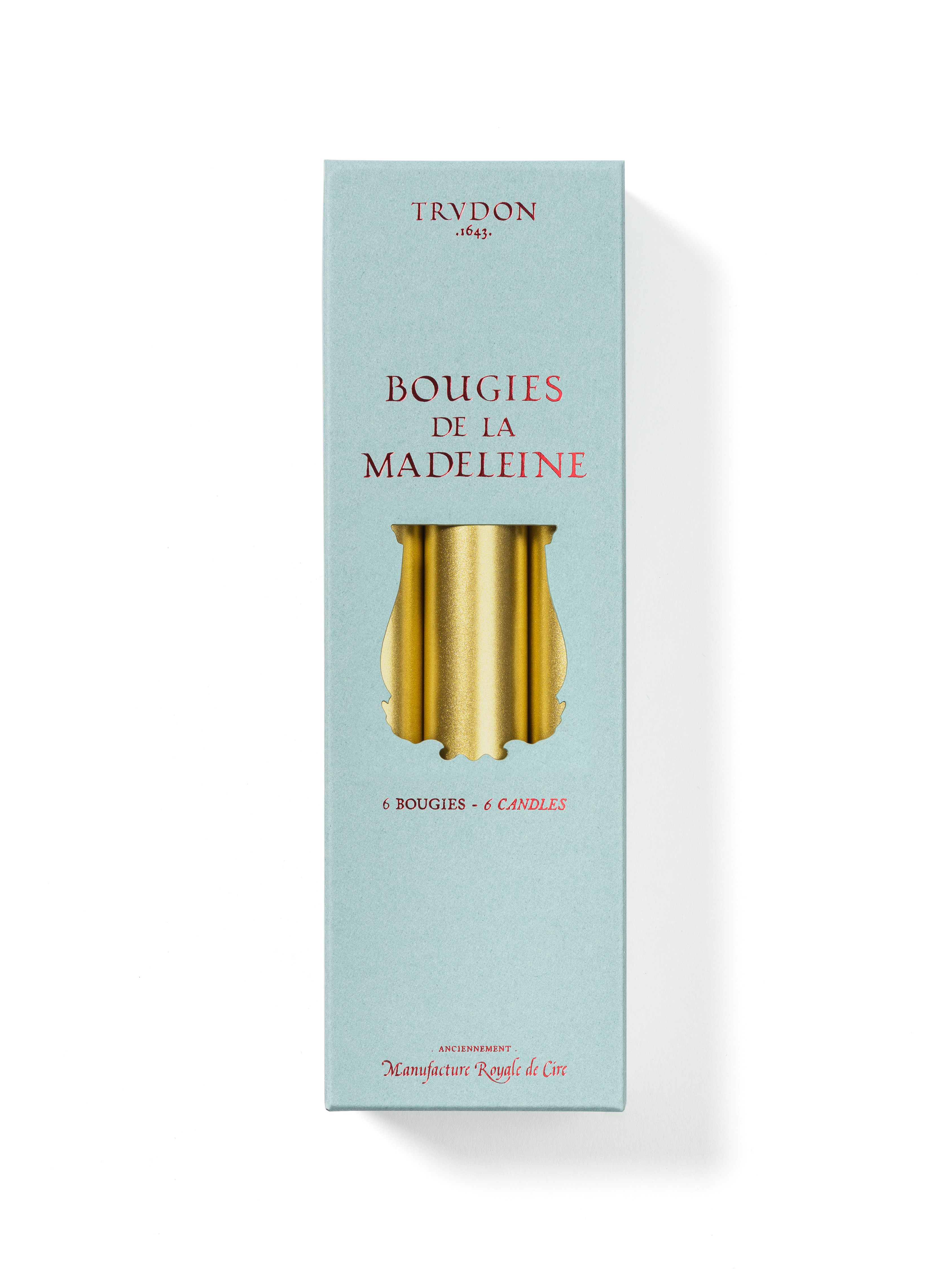 Cire Trudon 馬德萊娜細蠟燭 金