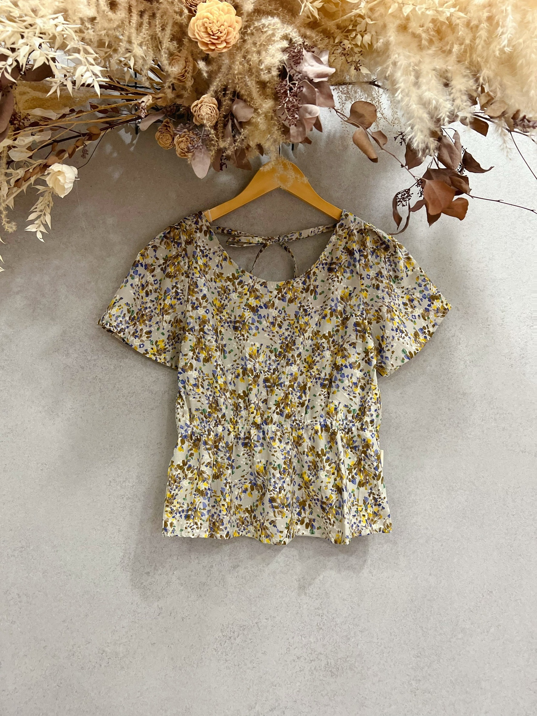 秋色枯葉 媽咪美背上衣