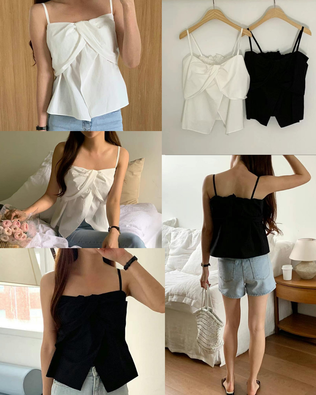 預 購 產 品 丨韓國女裝 - 韓系性感氣質吊帶上衣 Made In Korea（ 預計兩星期後發貨 ）