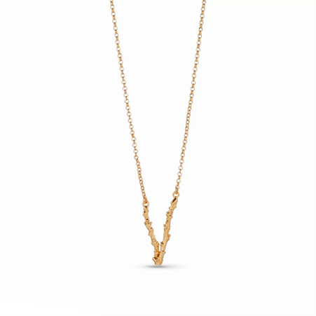 1TA0524-280 THALLO Sikinos Necklace Geometric Layer 24K Gold Vermeil On Sterling Silver Gold #s379b (A-SK-E)