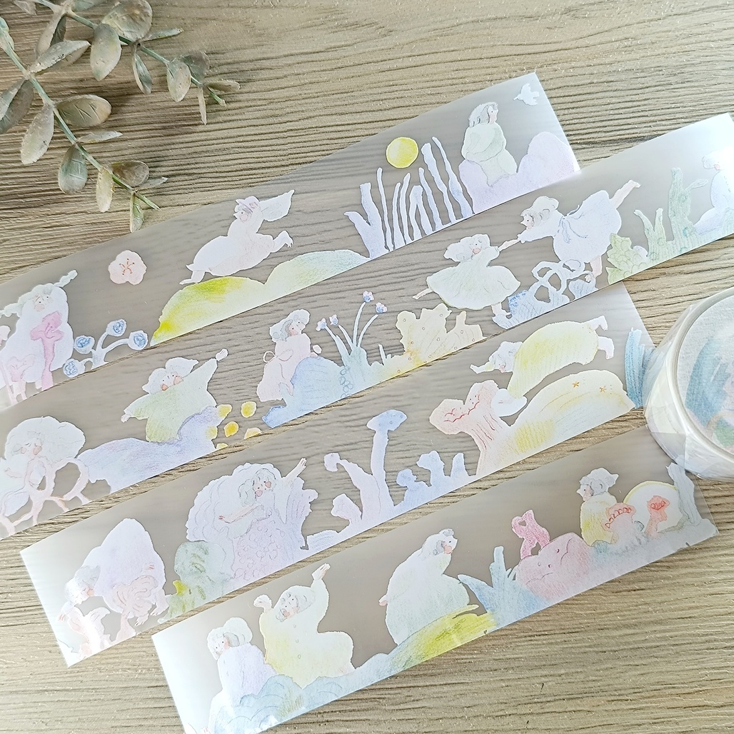 Dodolulu．夢遊 3.5cm霧面PET/和紙膠帶 <整捲/分裝>