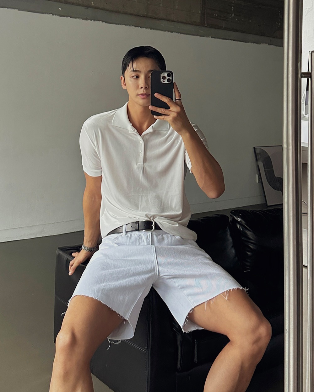 Pokey 短版棉質牛仔褲