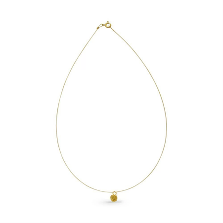 1TA0524-283 THALLO Ioni Pendant Mini Steelwire Layer 24K Gold Vermeil On Sterling Silver Gold #s333a (A-SK-E)