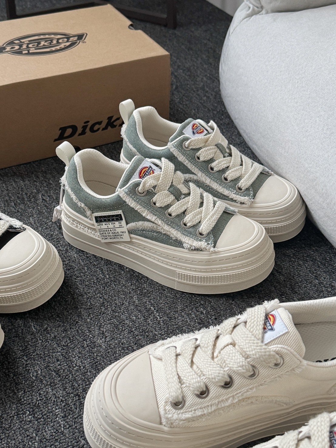 <快速出貨> Dickies 厚底增高帆布鞋 3色