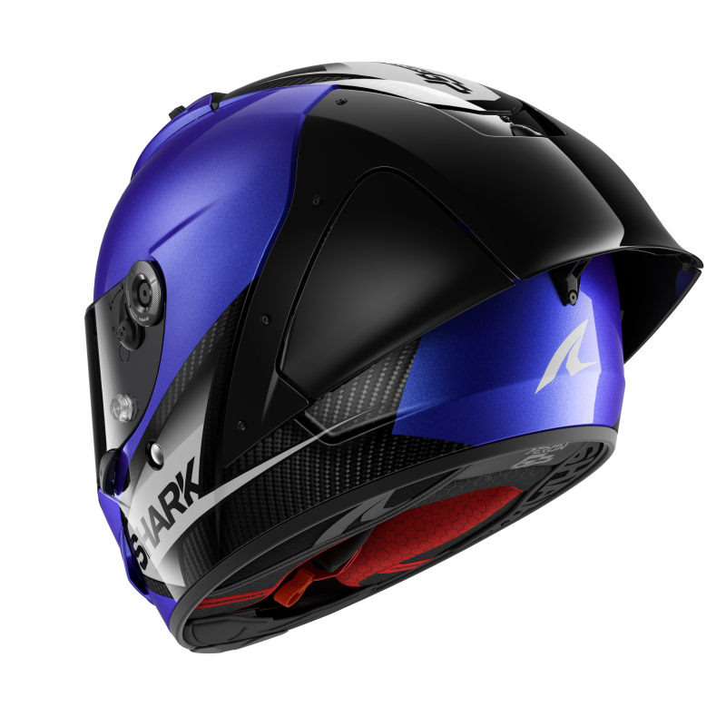 SHARK AERON-GP BLANK 藍色 素色 頂級賽道帽