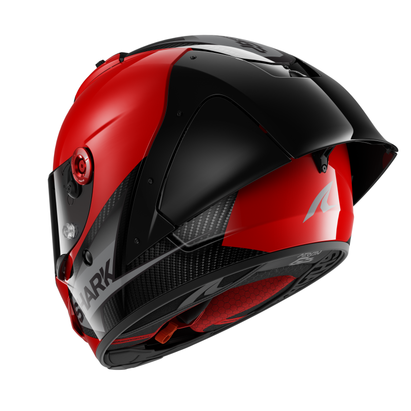 SHARK AERON-GP BLANK 紅色 素色 頂級賽道帽