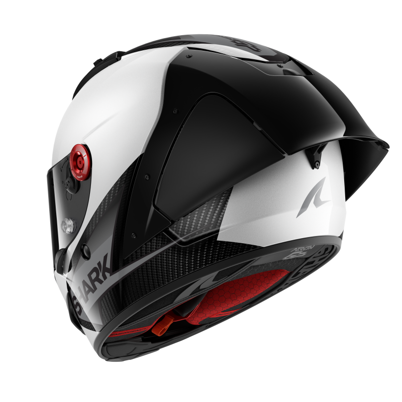 SHARK AERON-GP BLANK 亮白 素色 頂級賽道帽