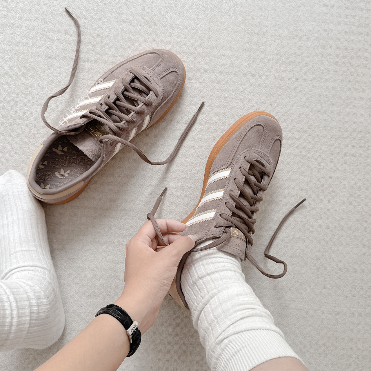 ADIDAS HANDBALL SPEZIAL 奶茶灰咖 灰棕 米灰 焦糖底 男鞋 JH5443 / 現+調