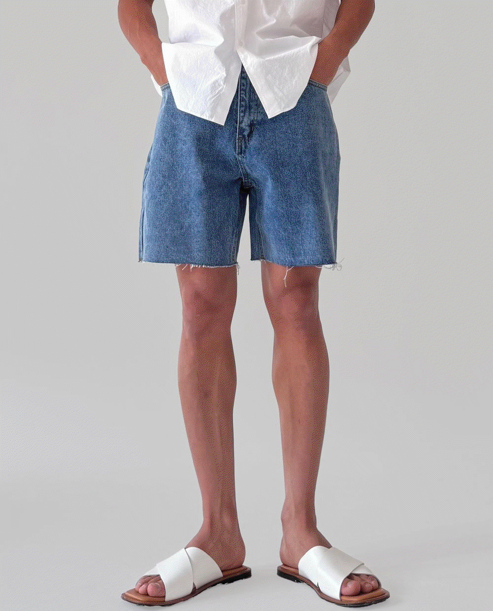 冰切牛仔短褲