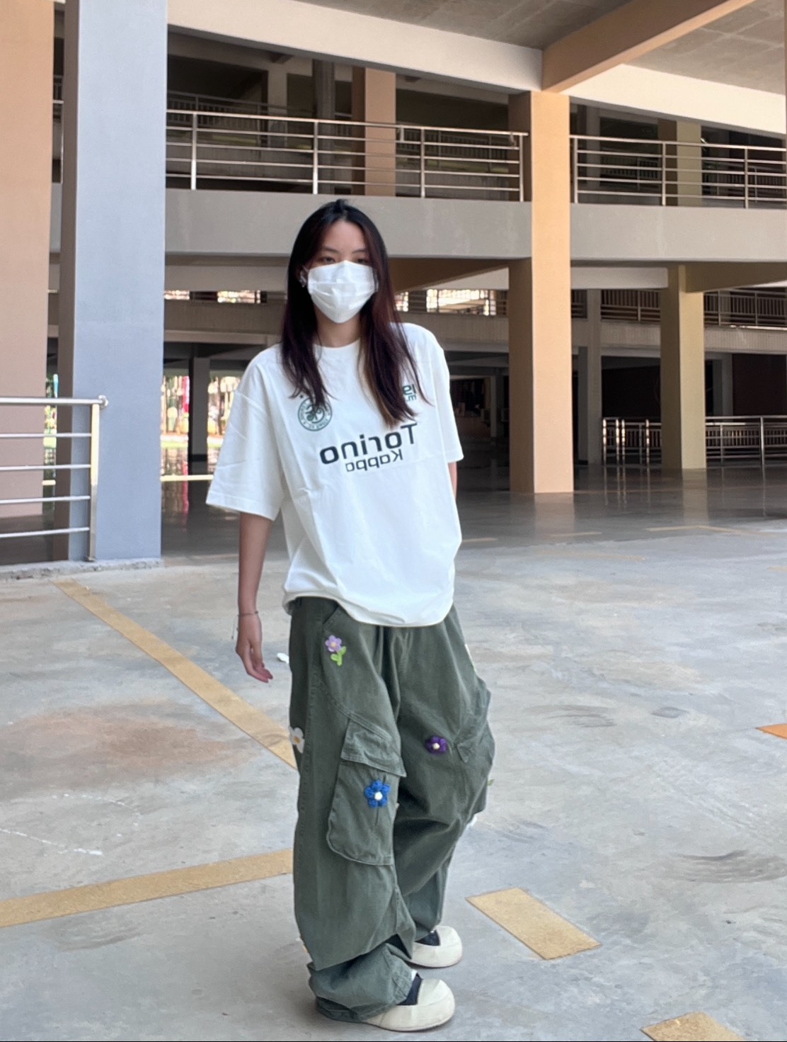 Kappa 1916 涼感印花短T（白色）