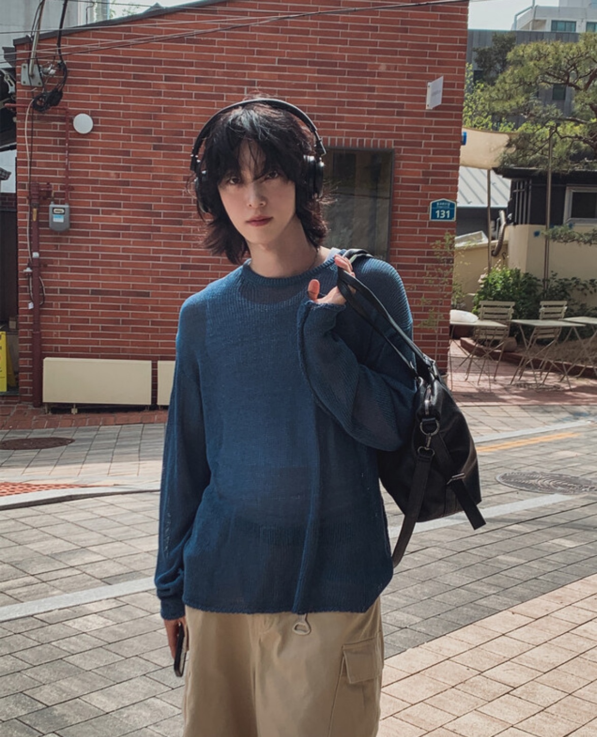 薄紗款長袖上衣