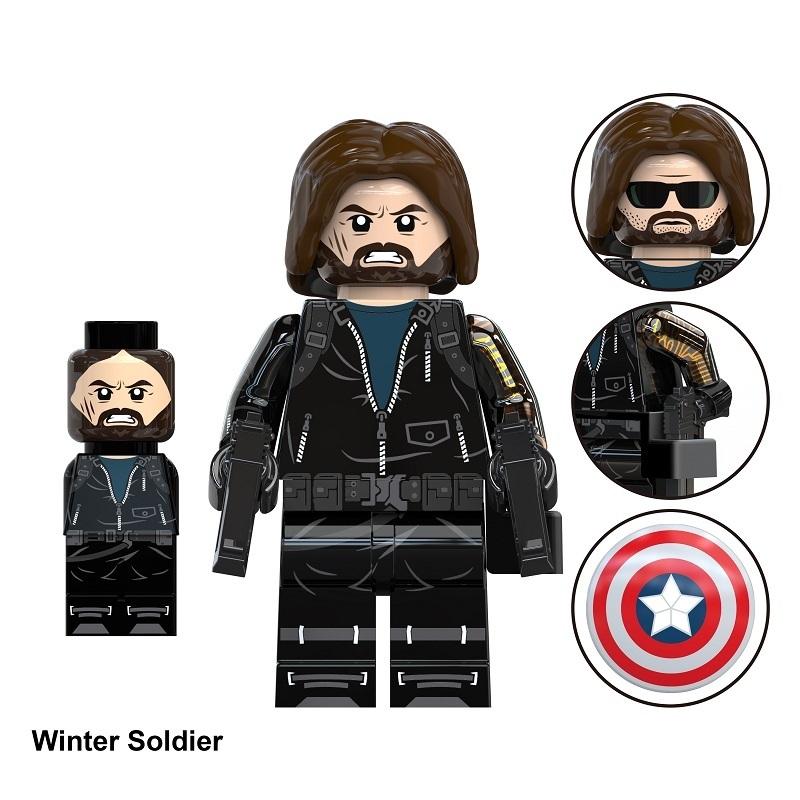 Thunderbolts Winter Soldier Custom Minifigures Minifigs Fit Lego TV6212 TV1095