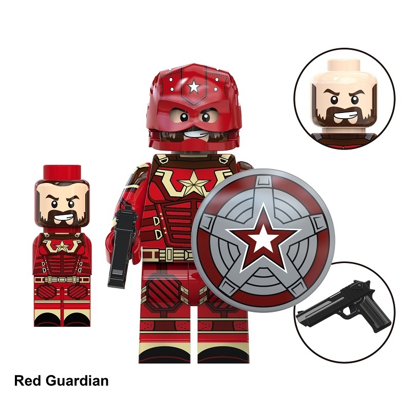 Thunderbolts Red Guardian Custom Minifigures Minifigs Fit Lego TV6212 TV1097