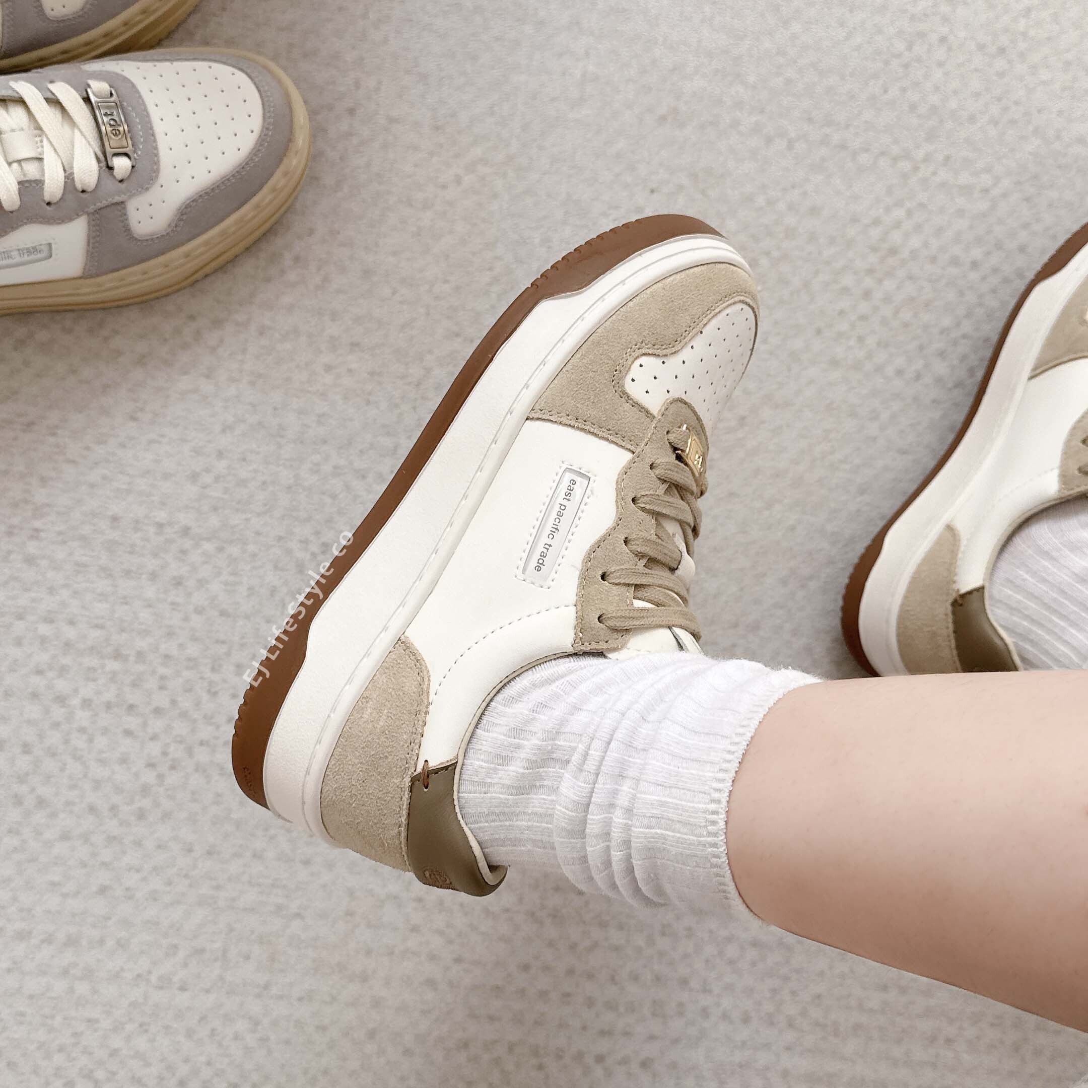 韓國限定🇰🇷 EPT COURT 復古鞋 小白鞋 奶油色 天空藍 灰色 白色 焦糖底系列 新色 男女鞋 / 預購