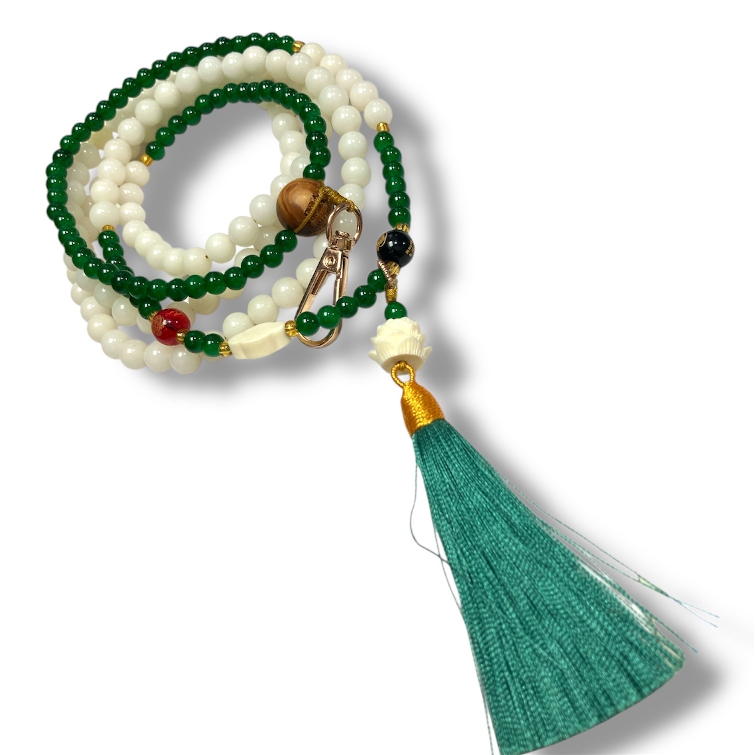 250816 - C30 菩提木頭蓮花設計款手機鏈