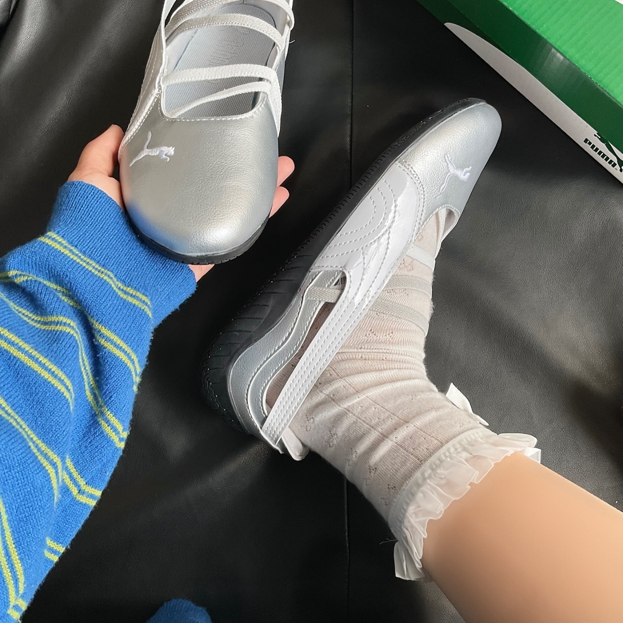 PUMA Speedcat Ballet LTH 液態銀 銀色 芭蕾舞鞋 40158101