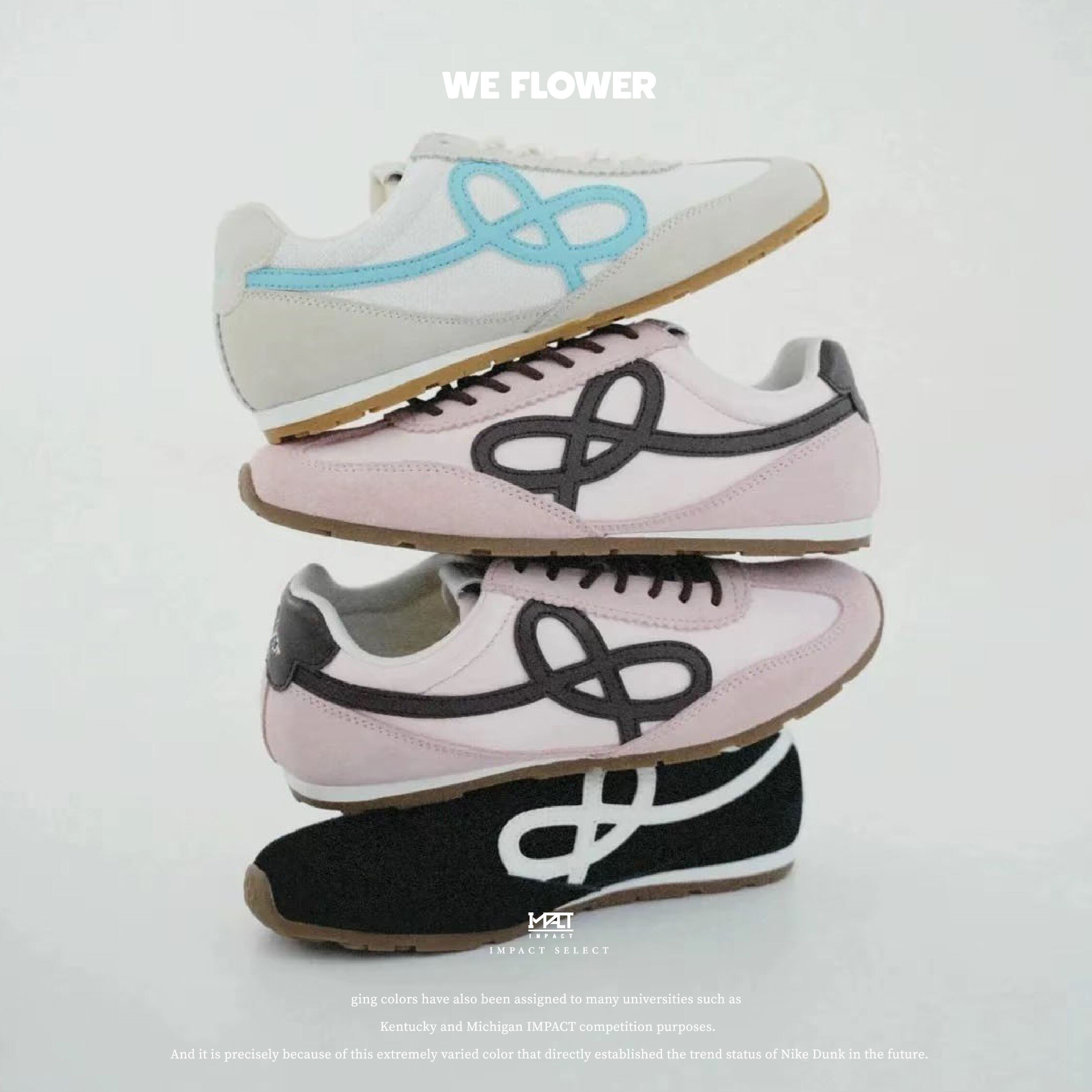 WE FLOWER 芭蕾風 小花鞋 簡約百搭 男女同款 WF111