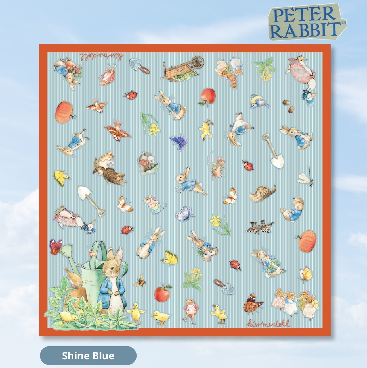 KISS ME DOLL - 真絲絲巾 ( PETER RABBIT )