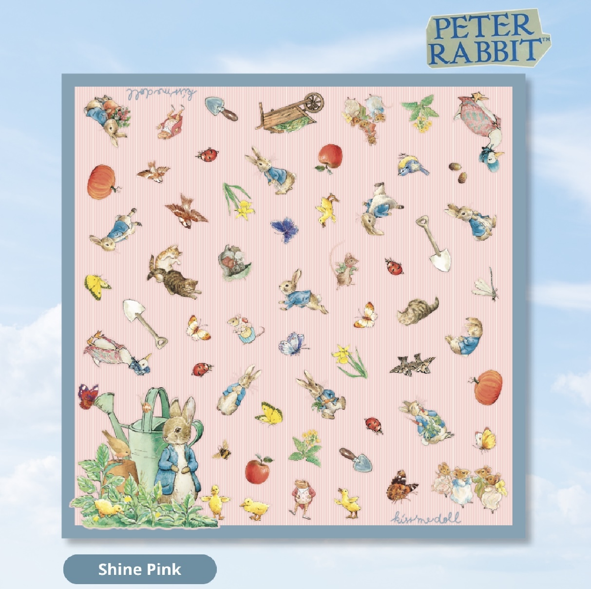 KISS ME DOLL - 真絲絲巾 ( PETER RABBIT )