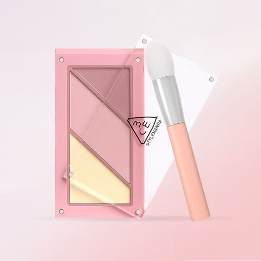 3CE Layer It All Blush Palette 9.5g [with Layer Blush Brush]