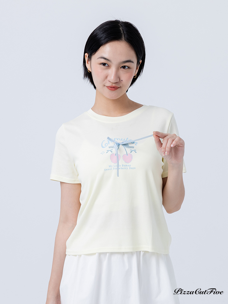 [兩件999]櫻桃短袖T恤 (材質輕薄) ThePeacePiece TPP252424011