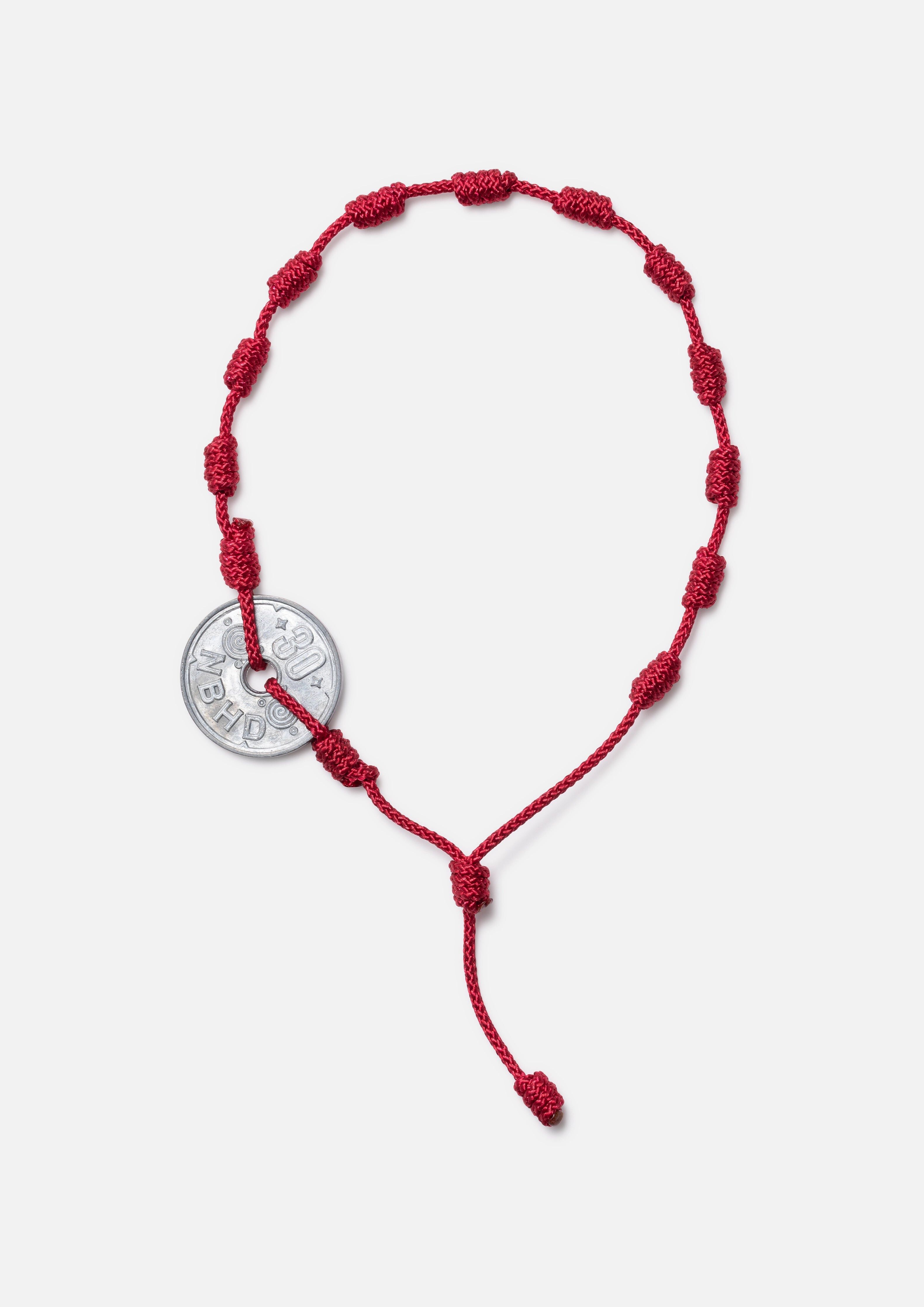 2025SS NEIGHBORHOOD CORD COIN BRACELET 編織古錢硬幣手鍊手環