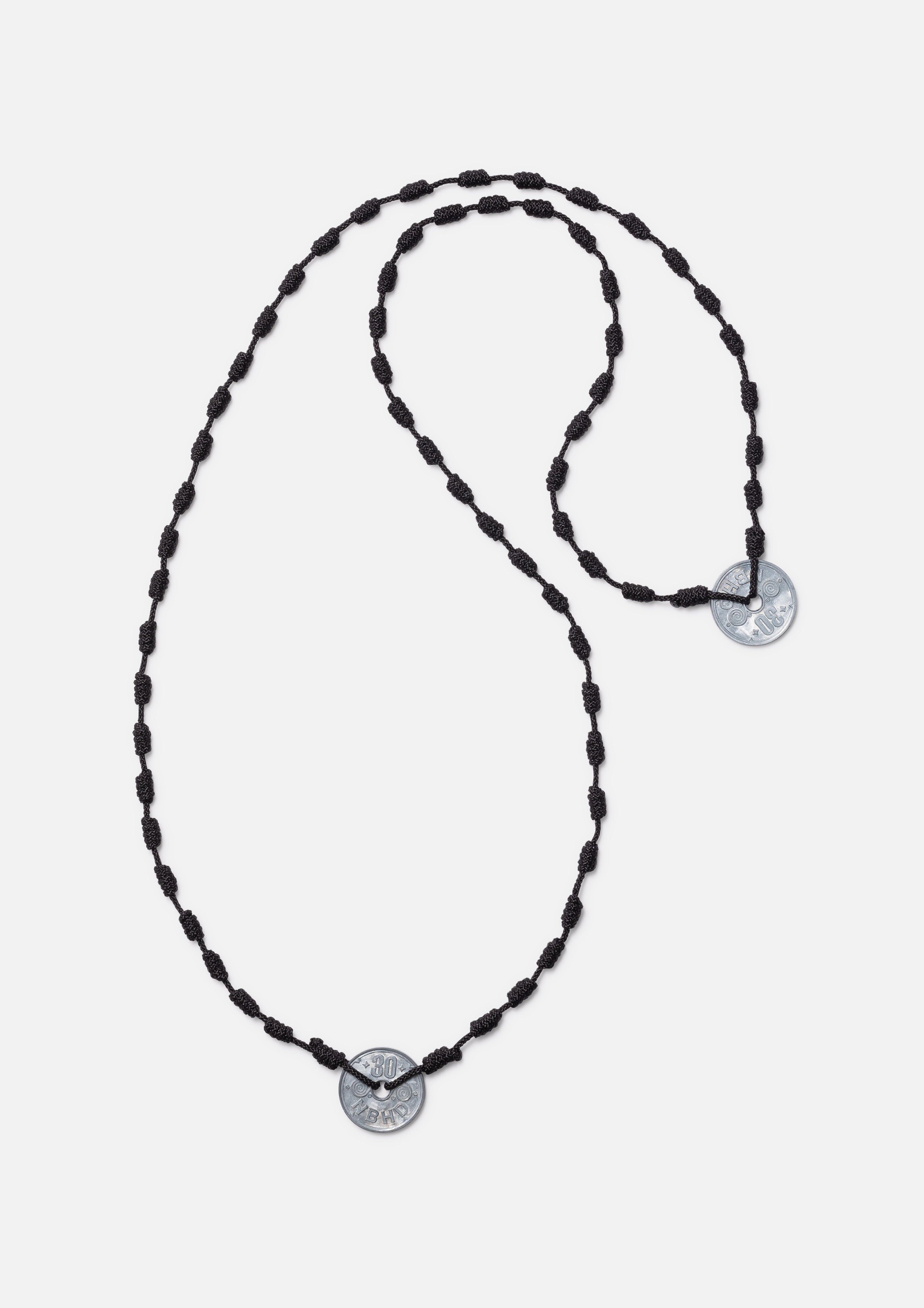 2025SS NEIGHBORHOOD CORD COIN NECKLACE 編織 古錢 硬幣 項鍊 現貨 251MYNH-AC03